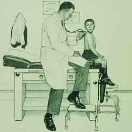 Norman Rockwell, doctor and boy